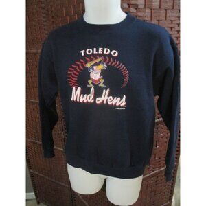 Vintage 90s Toledo Mud Hens Sweatshirt Youth XL 18-20 Adult Small Baseball